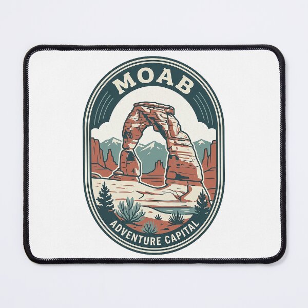 Item preview, Vintage Moab Utah Arches National Park Travel Badge designed and sold by k3rstman1.