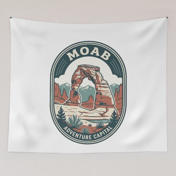 Item preview, Vintage Moab Utah Arches National Park Travel Badge designed and sold by k3rstman1.