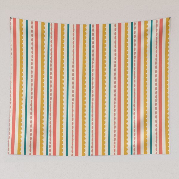 Item preview, Festival Stripe - Afrohemian Sunshine designed and sold by Vicci Lou Illustration .