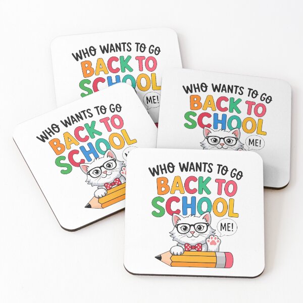 Item preview, Funny White Cat Back To School Pencil Boys Girls Kids designed and sold by FurryHavenPH.