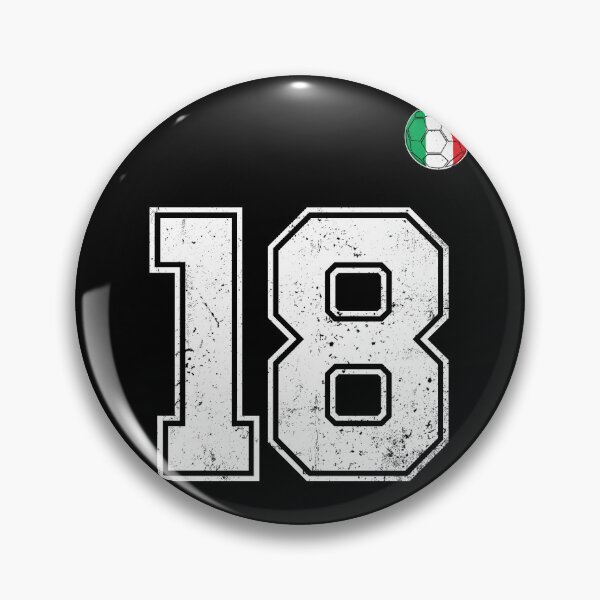 Item preview, Italy Soccer Number 18 Vintage Sports Fan designed and sold by RoyesButler.