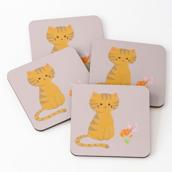 Item preview, The cat and butterfly designed and sold by DisenyoPrints.