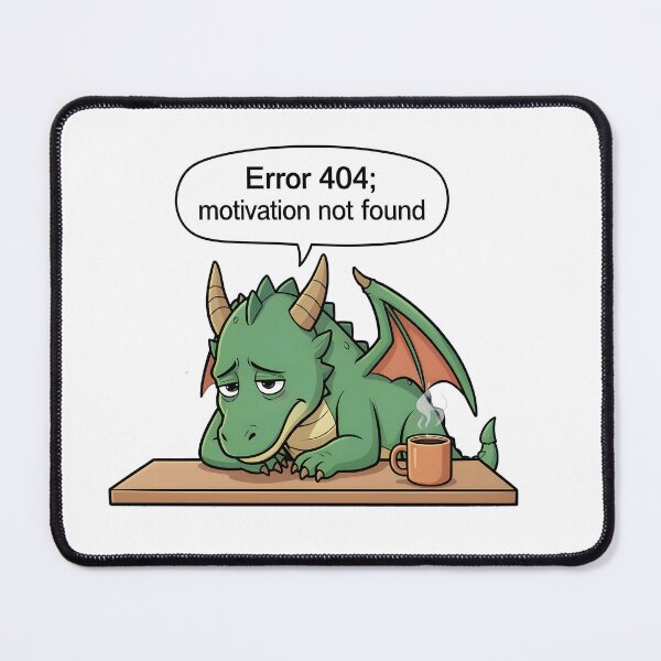 Item preview, Unmotivated Dragon - monday mood designed and sold by BohoShopHU.