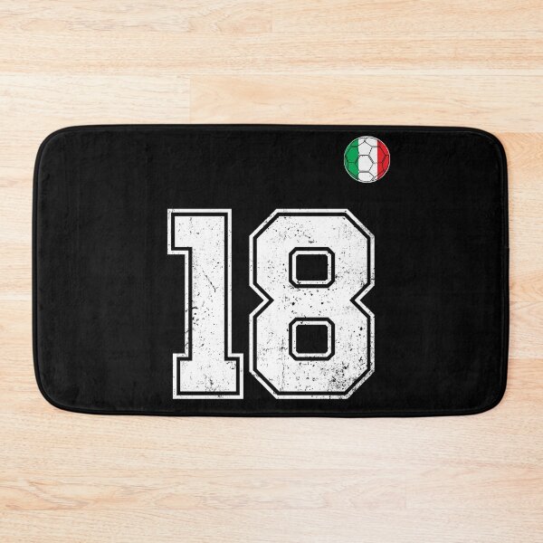 Item preview, Italy Soccer Number 18 Vintage Sports Fan designed and sold by RoyesButler.