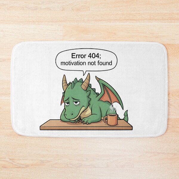 Item preview, Unmotivated Dragon - monday mood designed and sold by BohoShopHU.