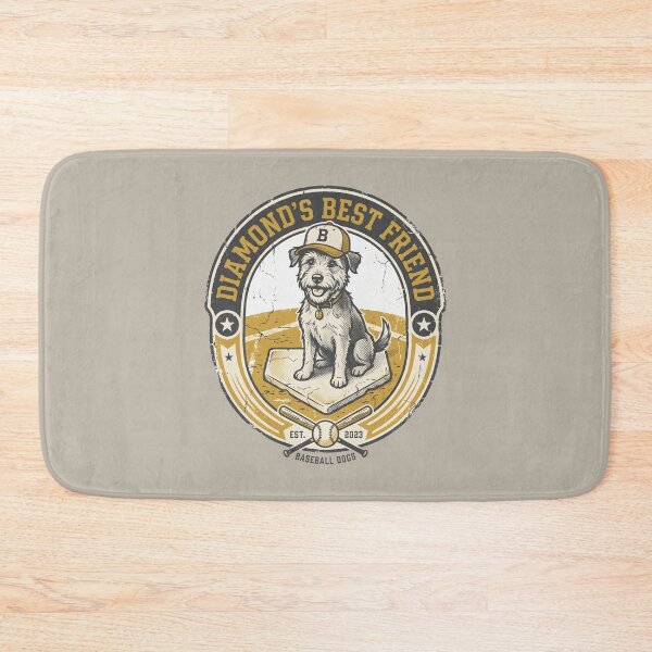 Item preview, Vintage Baseball Dog Sports Mascot designed and sold by AwesomeBeyondLimits.