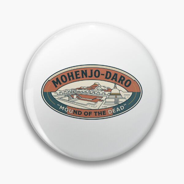 Item preview, Vintage Mohenjo Daro Indus Valley Civilization Badge designed and sold by k3rstman1.