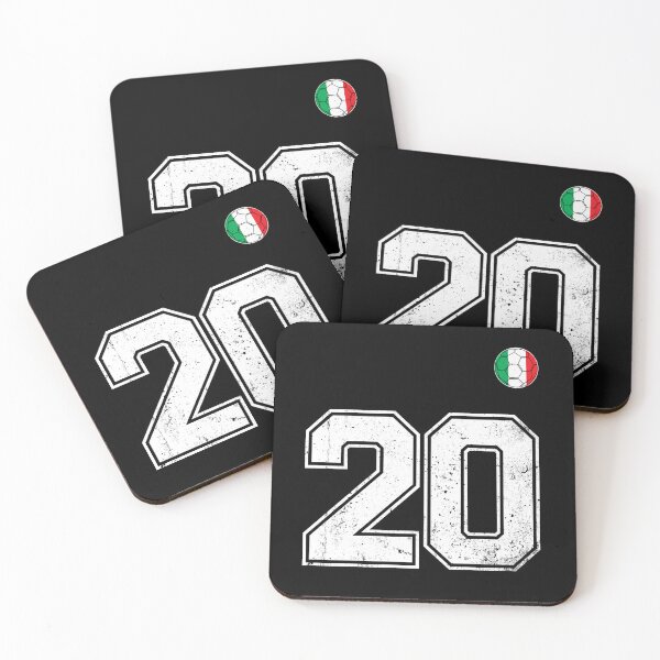 Item preview, Italy Soccer Number 20 Vintage Sports Fan designed and sold by RoyesButler.