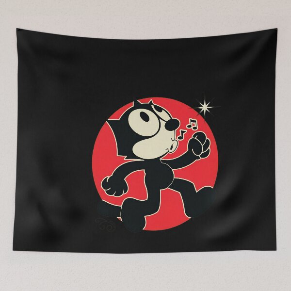 Item preview, Retro Whistling Cat Classic Character Design designed and sold by Prof4Artist.
