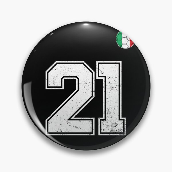 Item preview, Italy Soccer Number 21 Vintage Sports Fan designed and sold by RoyesButler.