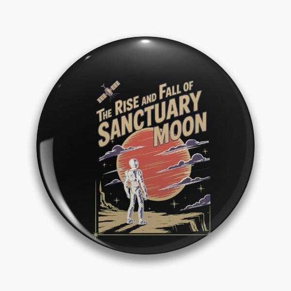 Item preview, Sanctuary Moon Retro Robot Cliff View designed and sold by Prof4Artist.