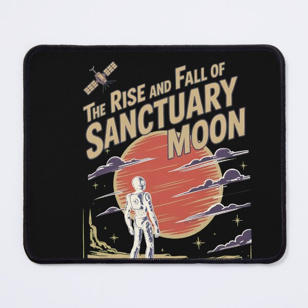 Item preview, Sanctuary Moon Retro Robot Cliff View designed and sold by Prof4Artist.