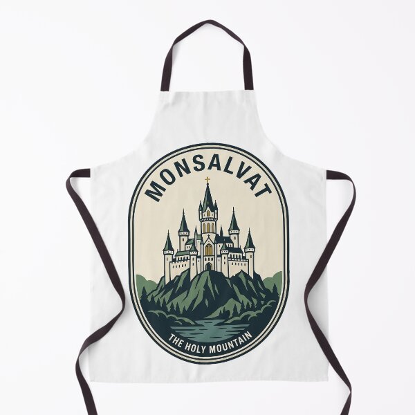Item preview, Monsalvat Holy Mountain Gothic Castle Vintage Badge designed and sold by k3rstman1.