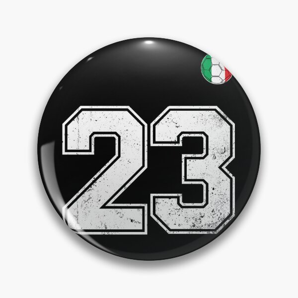 Item preview, Italy Soccer Number 23 Vintage Sports Fan designed and sold by RoyesButler.