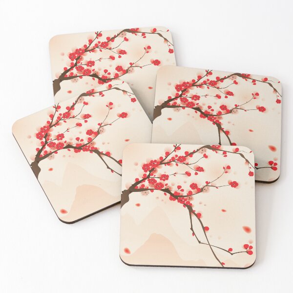 Item preview, Oriental Plum Blossoms in Bloom - 004 designed and sold by OriArtiste.