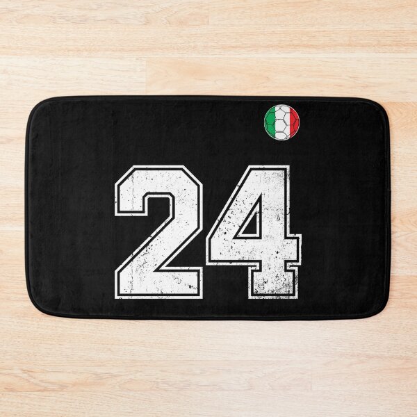 Item preview, Italy Soccer Number 24 Vintage Sports Fan designed and sold by RoyesButler.