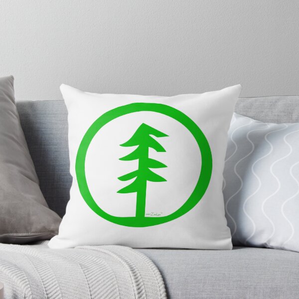 Aperçu de l'œuvre Go Green Pine Tree créée et vendue par ZeeLeeBrand.