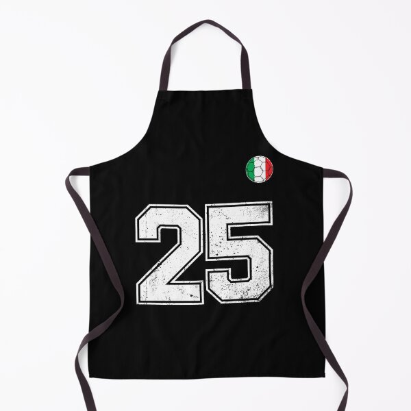 Item preview, Italy Soccer Number 25 Vintage Sports Fan designed and sold by RoyesButler.
