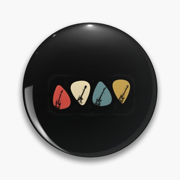 Item preview, Retro Guitar Pick Silhouette Music Lover  designed and sold by Prof4Artist.