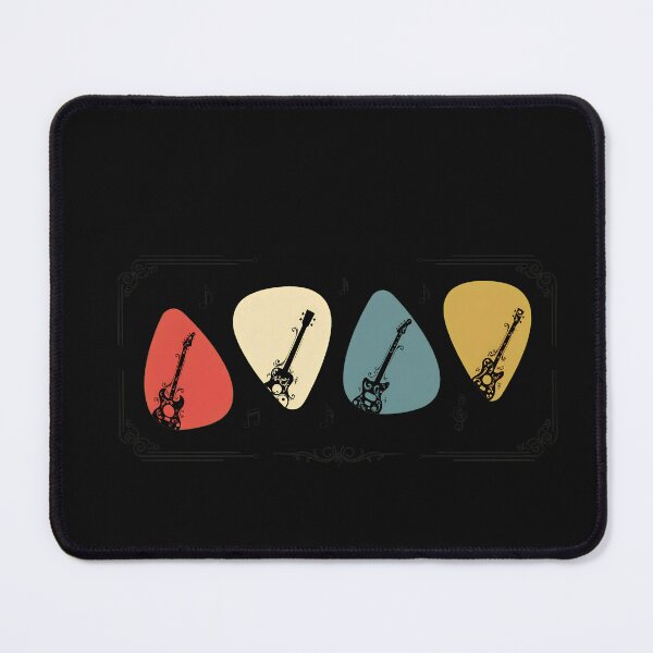 Item preview, Retro Guitar Pick Silhouette Music Lover designed and sold by Prof4Artist.