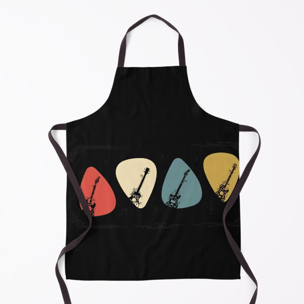 Item preview, Retro Guitar Pick Silhouette Music Lover designed and sold by Prof4Artist.