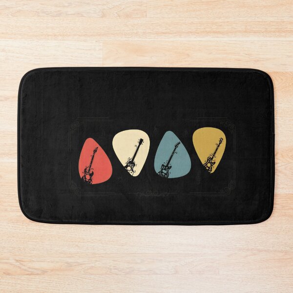 Item preview, Retro Guitar Pick Silhouette Music Lover  designed and sold by Prof4Artist.