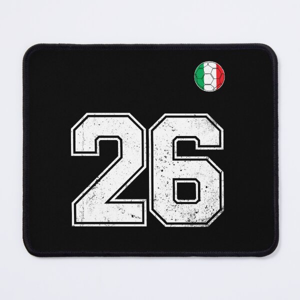 Item preview, Italy Soccer Number 26 Vintage Sports Fan designed and sold by RoyesButler.