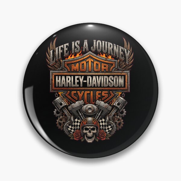 Item preview, Harley Davidson Life Is A Journey Enjoy The Ride Biker Graphic designed and sold by enzoade.