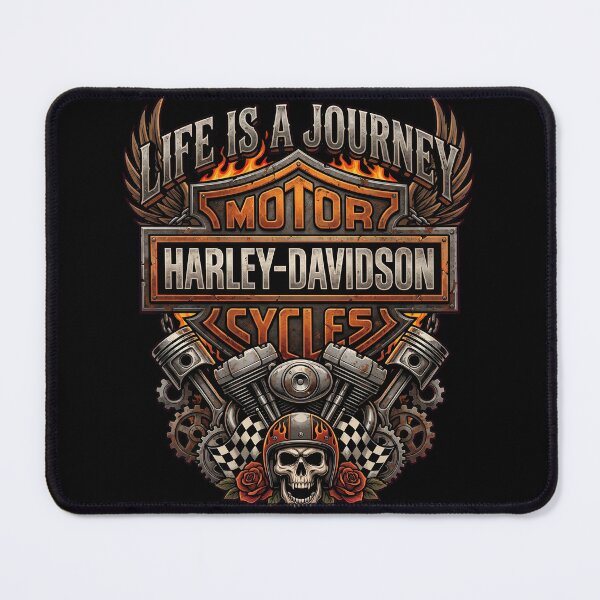 Item preview, Harley Davidson Life Is A Journey Enjoy The Ride Biker Graphic designed and sold by enzoade.