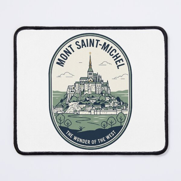 Item preview, Mont Saint-Michel Vintage French Travel Badge designed and sold by k3rstman1.