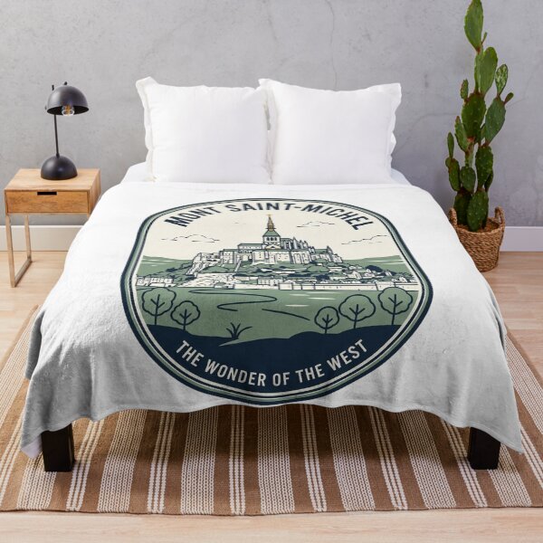 Item preview, Mont Saint-Michel Vintage French Travel Badge designed and sold by k3rstman1.