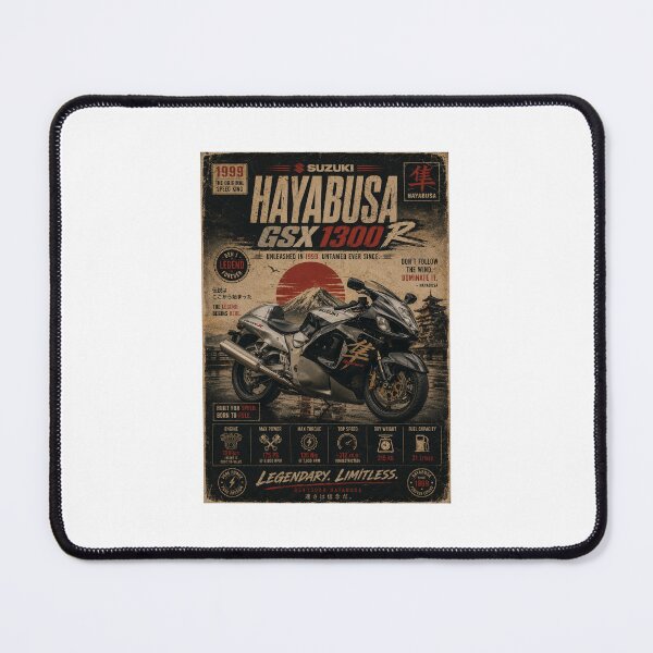 Item preview, Suzuki Hayabusa Gen 1 — Legendary. Limitless. Poster designed and sold by MidnightPistons.