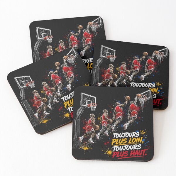 Item preview, Always Higher – Basketball Street Art Motivational Design designed and sold by PLUSHIWORLDtm.