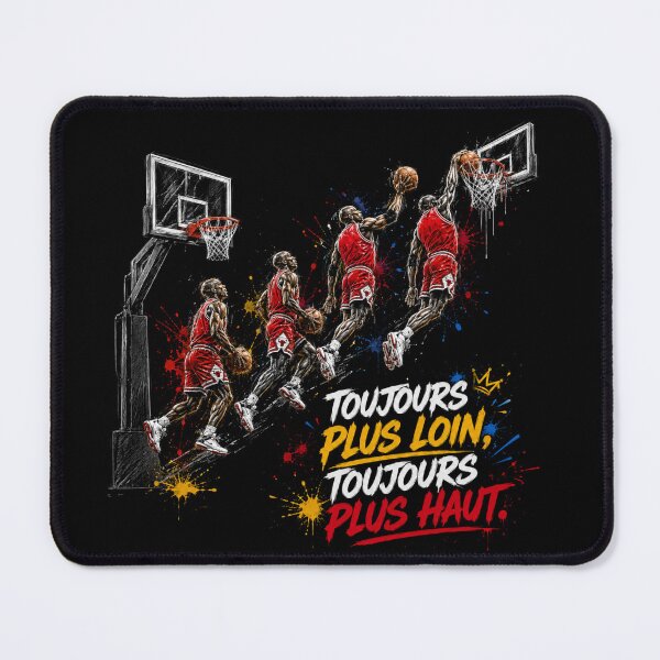 Item preview, Always Higher – Basketball Street Art Motivational Design designed and sold by PLUSHIWORLDtm.