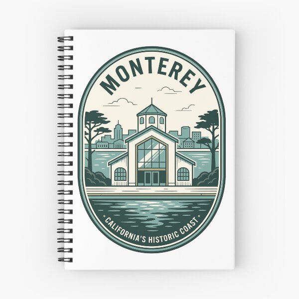 Item preview, Monterey California Historic Coast Vintage Travel Emblem designed and sold by k3rstman1.
