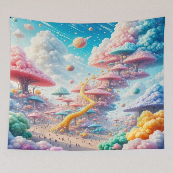 Item preview, A fantastic playground that rises endlessly into a cotton candy heaven full of children's imagination. designed and sold by FotoworldEdel.