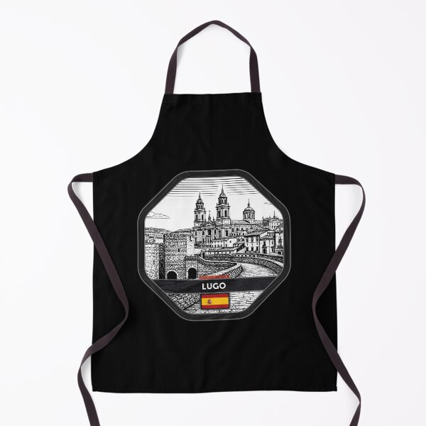 Item preview, Lugo Spain Linocut Style designed and sold by Thistle-TShop.