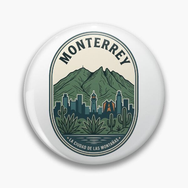 Item preview, Retro Monterrey Mexico Cerro de la Silla Skyline designed and sold by k3rstman1.