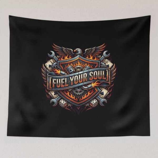 Item preview, Harley Davidson Fuel Your Soul Premium Rider Illustration designed and sold by enzoade.