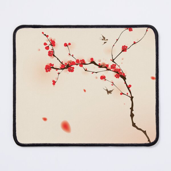 Item preview, Oriental Plum Blossoms in Bloom - 001 designed and sold by OriArtiste.