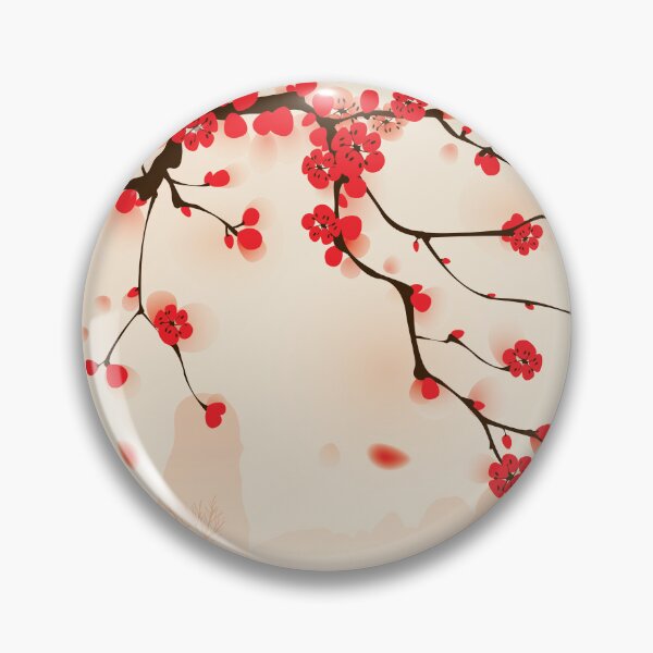 Item preview, Oriental Plum Blossoms in Bloom - 002 designed and sold by OriArtiste.