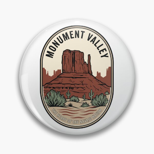 Item preview, Retro Monument Valley Navajo Nation Desert Badge designed and sold by k3rstman1.