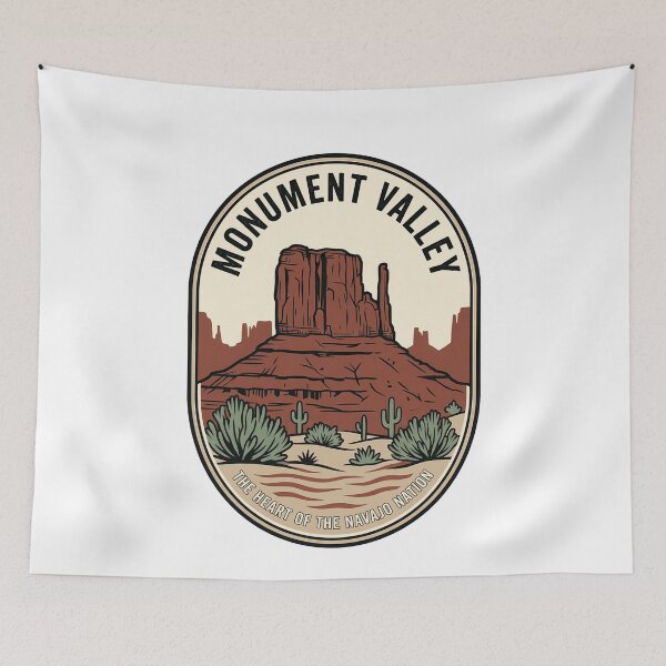 Item preview, Retro Monument Valley Navajo Nation Desert Badge designed and sold by k3rstman1.
