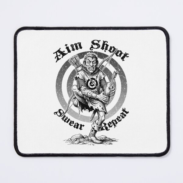 Item preview, Archery Aim Shoot Swear Repeat Funny Medieval Archer designed and sold by GrandeDuc.