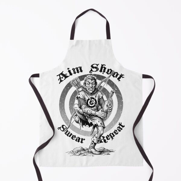 Item preview, Archery Aim Shoot Swear Repeat Funny Medieval Archer designed and sold by GrandeDuc.