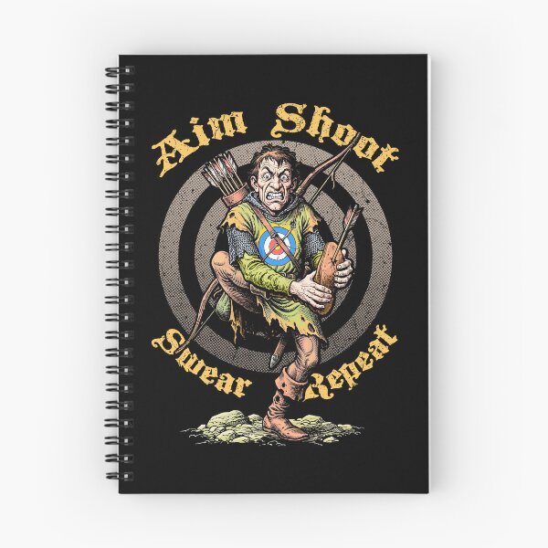 Item preview, Archery Aim Shoot Swear Repeat Funny Medieval Archer designed and sold by GrandeDuc.
