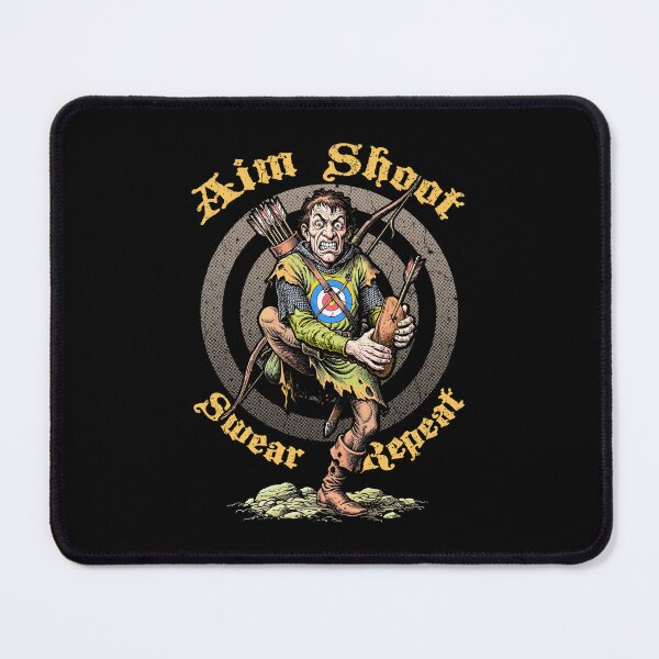 Item preview, Archery Aim Shoot Swear Repeat Funny Medieval Archer designed and sold by GrandeDuc.