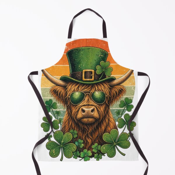 Item preview, cool highland cow St. Patrick’s Days designed and sold by ffkj09.