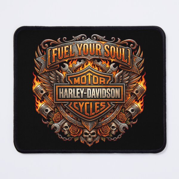 Item preview, Harley Davidson Fuel Your Soul Ride Forever Biker Design designed and sold by enzoade.