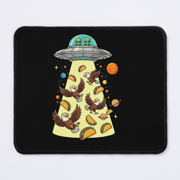Item preview, Funny Eagle UFO Taco designed and sold by Littermin.